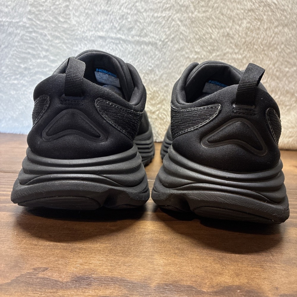 Hoka One Gaviota 5 Men's Size 12 2E Wide Triple Black Bblc Running Hiking Shoes - Picture 7 of 12